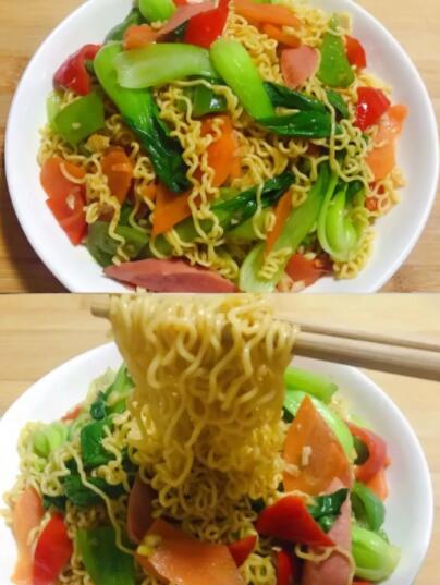 方便面怎么做好吃 炒方便面的做法6