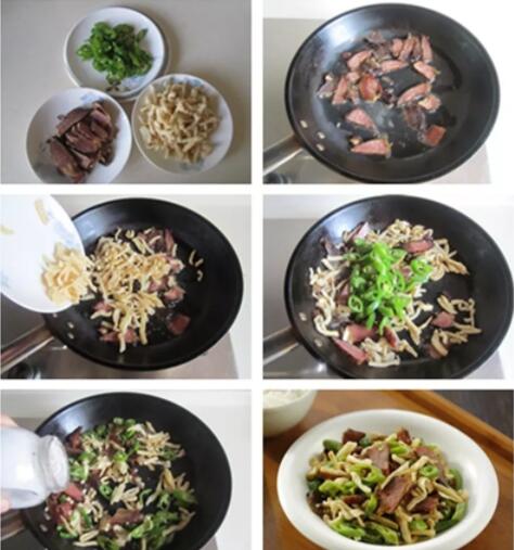 腊肉萝卜干咸菜的做法3