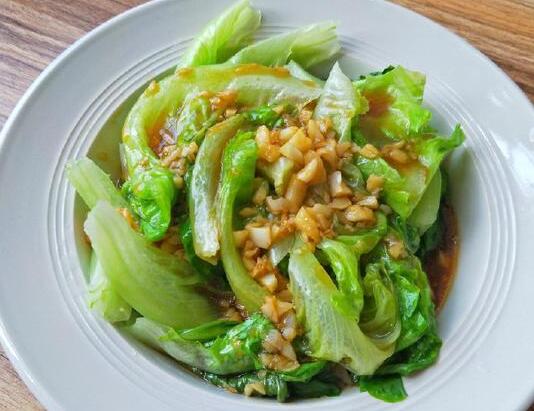 白灼生菜1