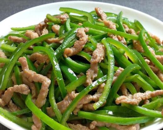 青椒炒肉丝9