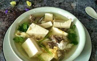豆腐牛肉汤1