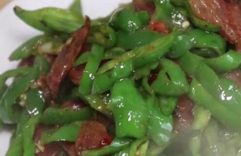 青椒炒腊肠5