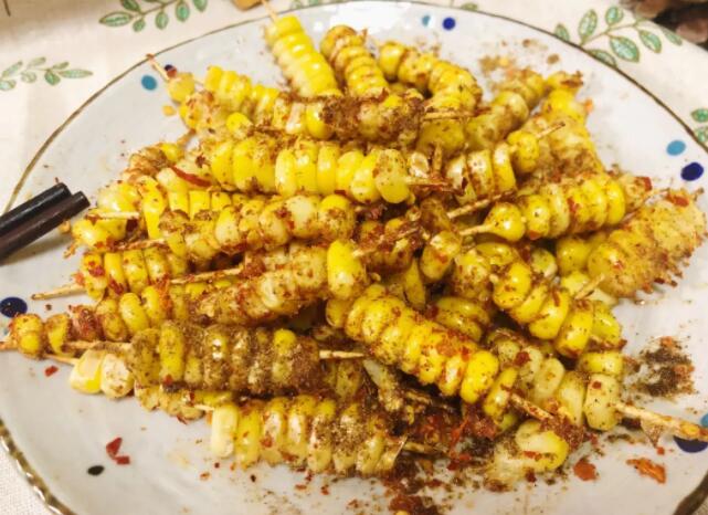 孜然牙签玉米串的做法2