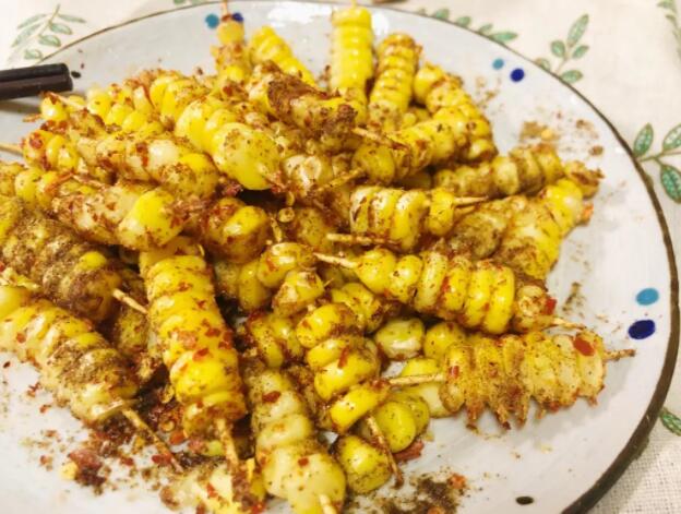 孜然牙签玉米串的做法8