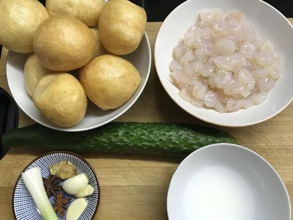 虾仁油面筋3