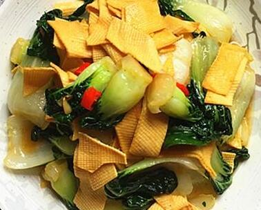 千张炒奶油白菜1