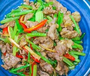 芹菜炒牛肉9