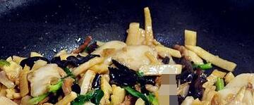 鲜笋片炒年糕10