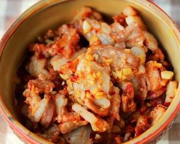 豆豉蒸五花肉2
