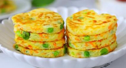 豌豆鸡蛋饼1
