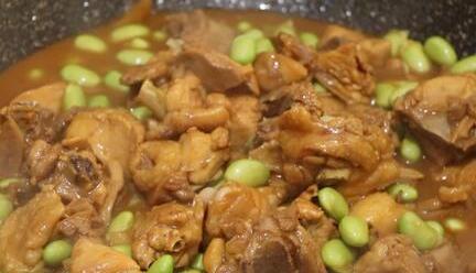 毛豆烧鸡块9