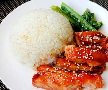 照烧鸡腿饭1