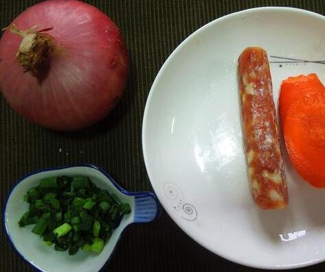 洋葱炒腊肠2