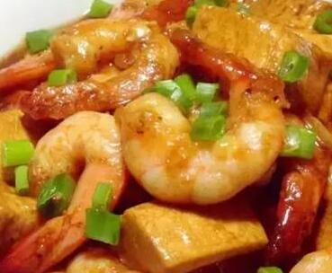 鲜虾焖豆腐1