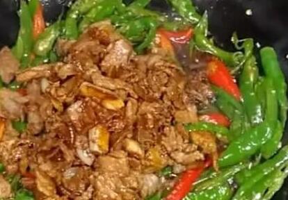 青椒炒肉片6
