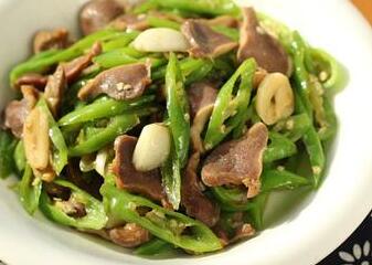 青椒炒鸡胗10