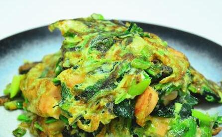 菠菜鸡蛋饼1