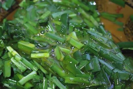 韭菜炒鸭蛋7