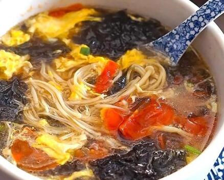 西红柿紫菜汤1