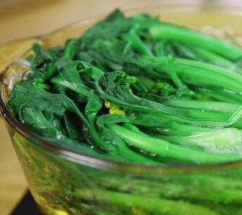 肉末炒菜心5