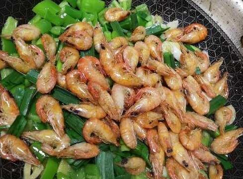 青椒炒河虾6
