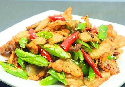 尖椒炒五花肉1
