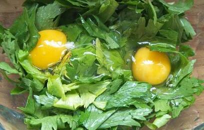 芹菜叶饼3