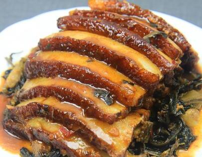 梅菜扣肉1