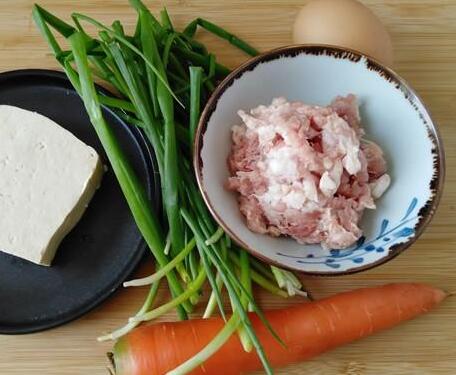 胡萝卜肉丁豆腐饼2