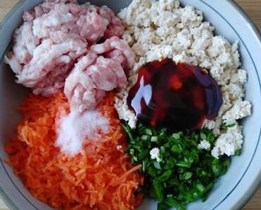 胡萝卜肉丁豆腐饼3