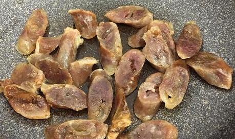 芥兰梗炒腊肠4