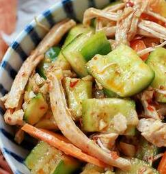 鸡胸肉拌黄瓜1