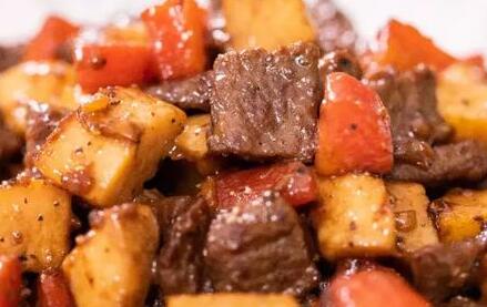 黑椒牛肉粒1