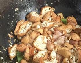 油豆腐炒肉片8