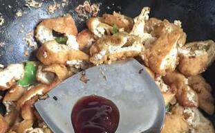 油豆腐炒肉片9