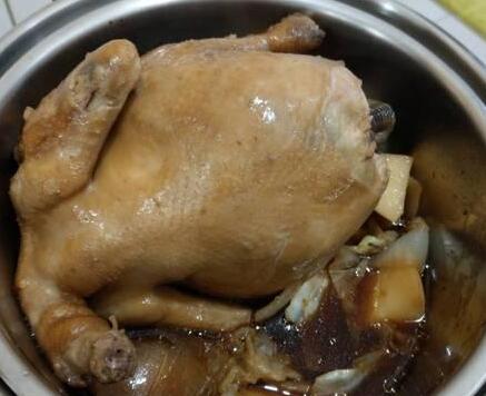 电饭锅蒸全鸡6