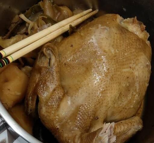 电饭锅蒸全鸡7