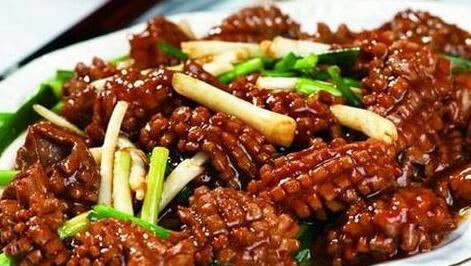 香葱爆炒腰花6
