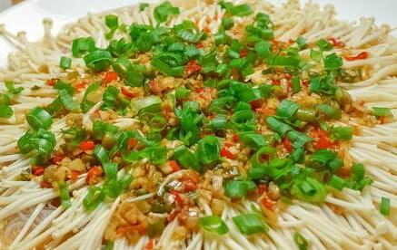 蒜香金针菇1