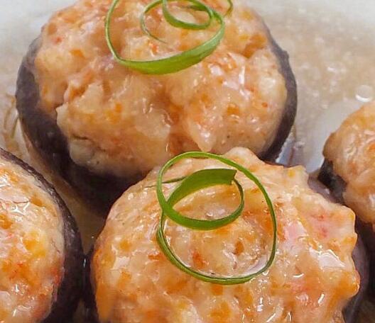 香菇酿虾丸1