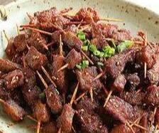 孜然牙签肉9