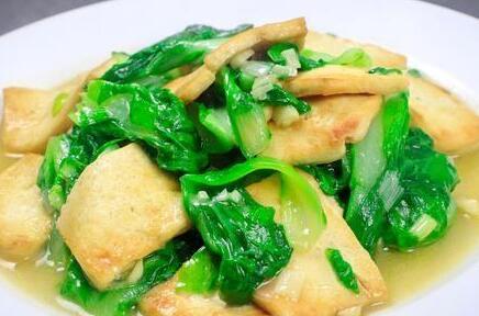 小白菜煎豆腐9