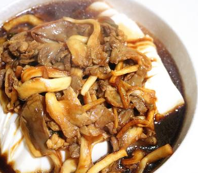 肉末蘑菇蒸豆腐9