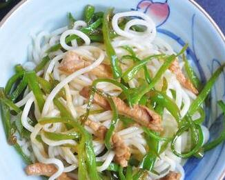 青椒肉丝面1