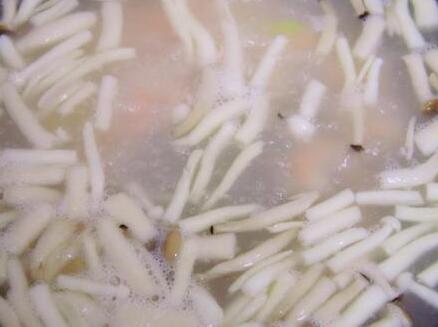 菌菇虾仁鸡蛋汤7