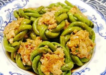 豆角酿肉1