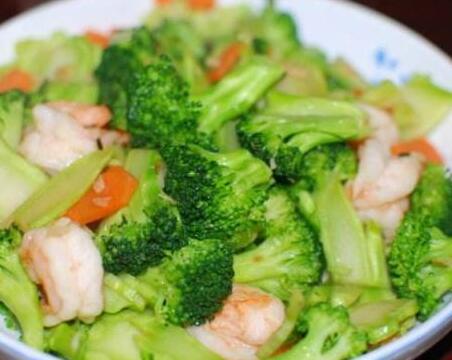 西兰花炒虾仁2