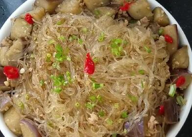 绿豆粉焖茄子1