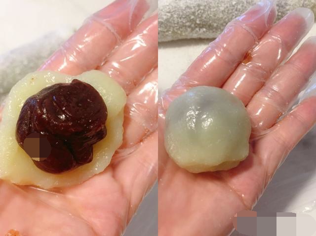 中式糕点豆沙糯米卷的做法10