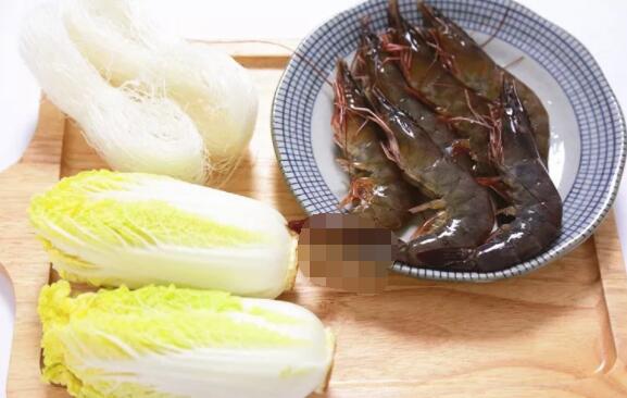 虾滑粉丝娃娃菜的做法
